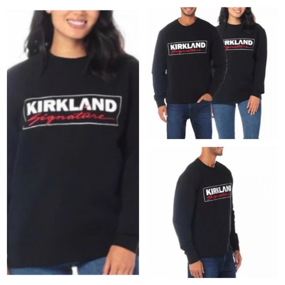 NEW Kirkland Signature Costco Unisex Logo Sweatshirt - Picture 3 of 3